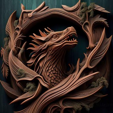 3D model dragon (STL)